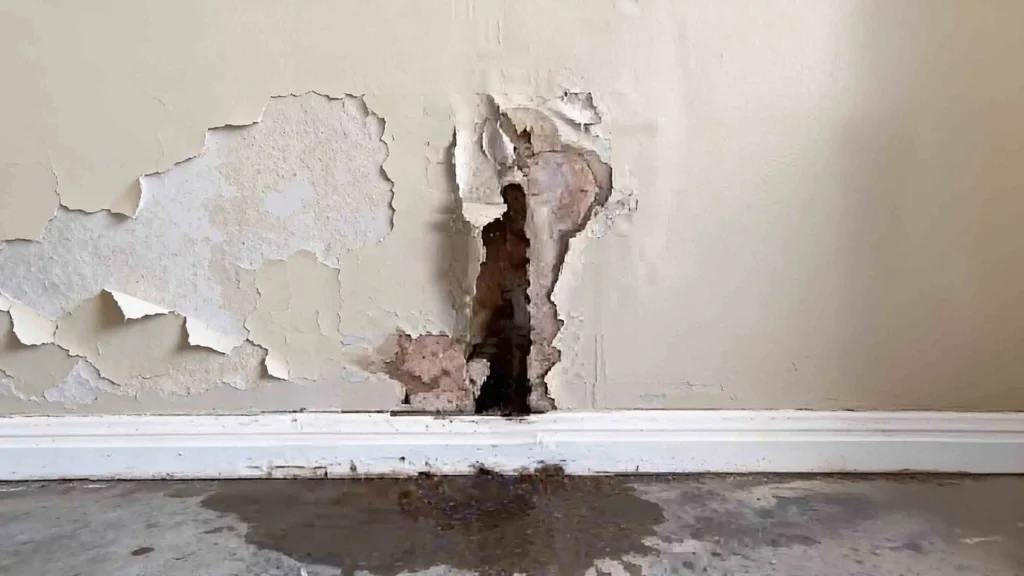 Hidden-Plumbing-Leak-on-wall