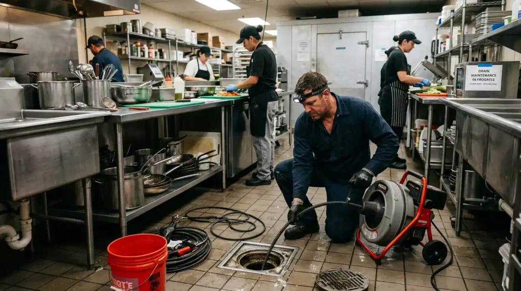 🔟-Commercial-Kitchen-Drain-Cleaning-Before-Summer-Event-Season