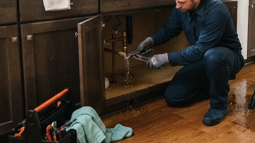 Weekend Leak Repair And Drying Guide