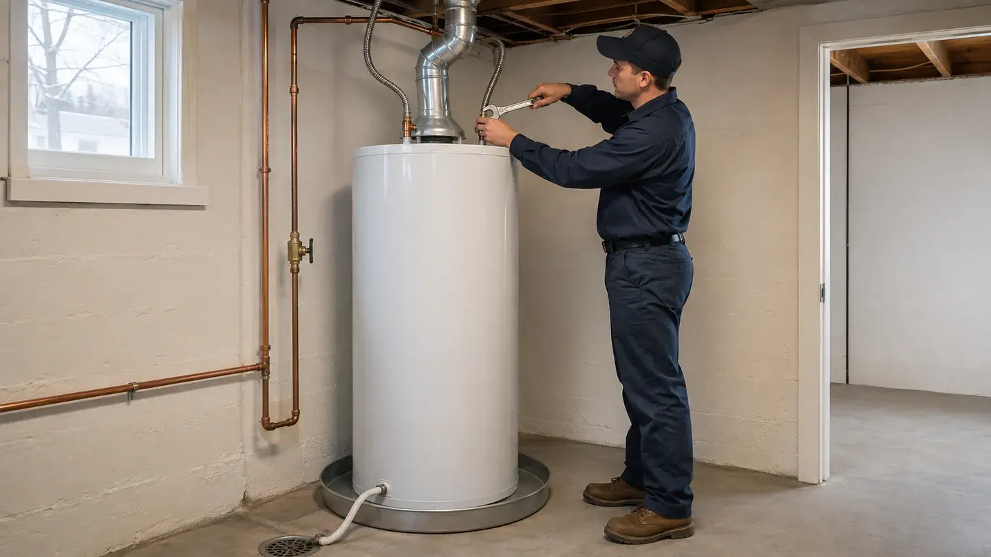Water Heater Installation In Milwaukee Utility Room Upgrades